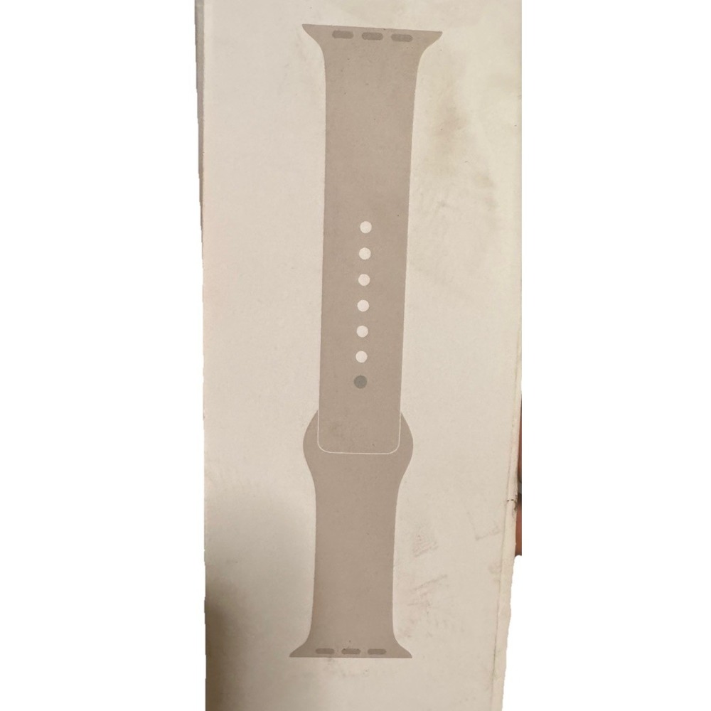 Genuine Apple iWatch 41mm S/M Sport Watch Band - Starlight Open Box